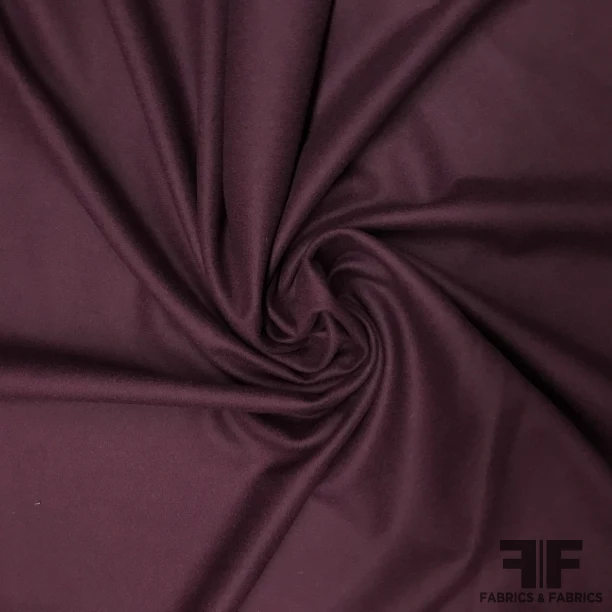 Wool Coating - Grape Purple
