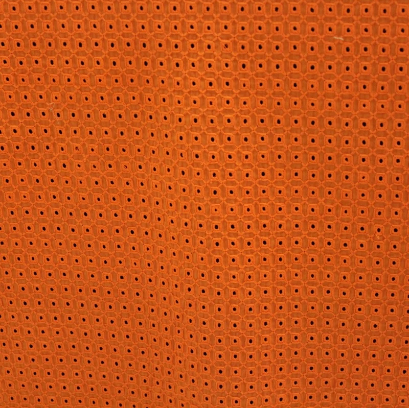 Eyelet Embroidered Cotton - Orange