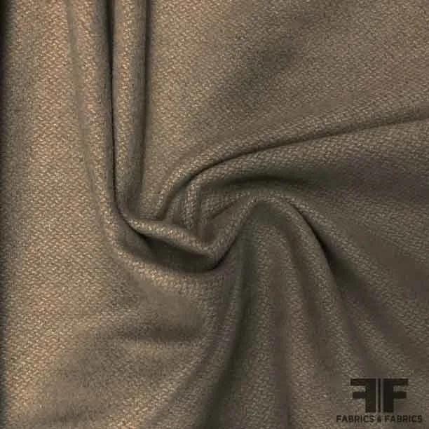 Italian Wool Coating - Light Brown