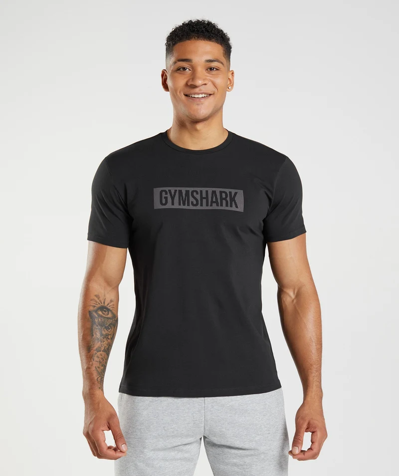 Gymshark Block T-Shirt - Black
