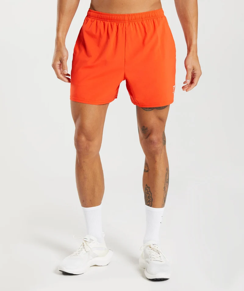 Gymshark Arrival 5" Shorts - Pepper Red