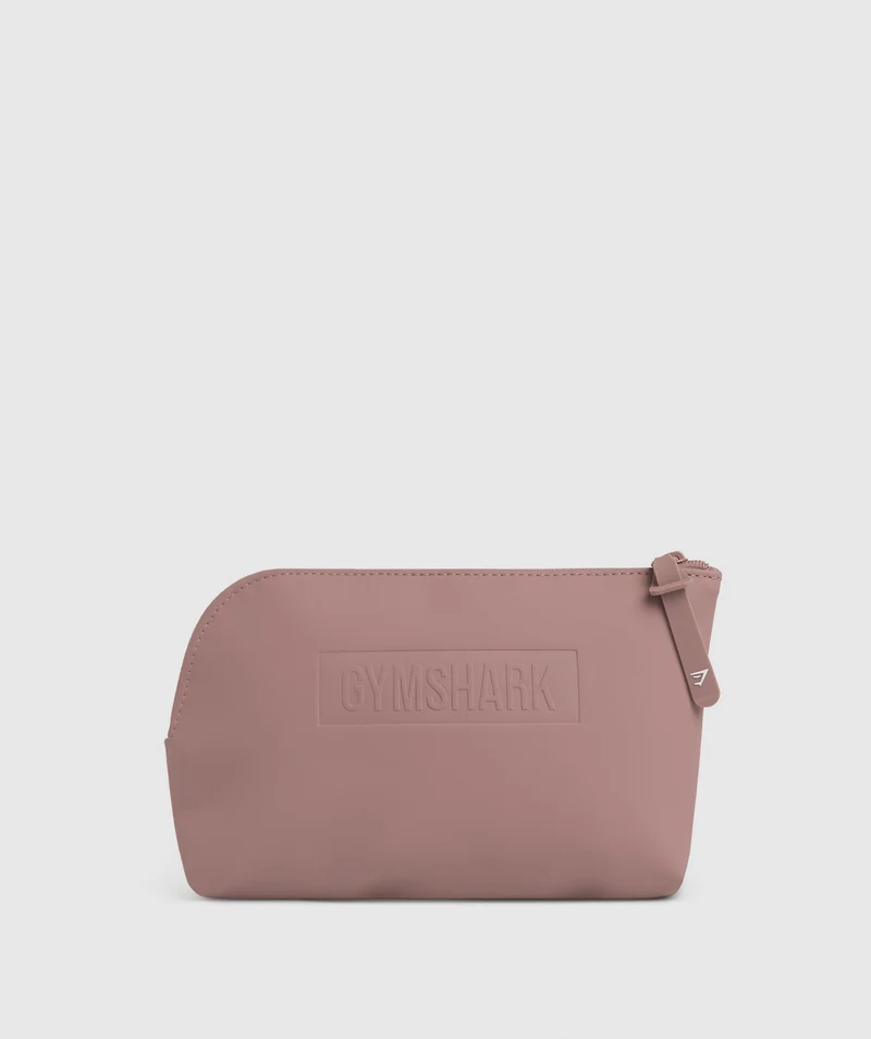 Gymshark Everyday Zip Pouch - Dusty Maroon