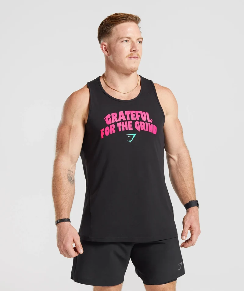 Gymshark Noah Ohlsen Sun Tank - Black