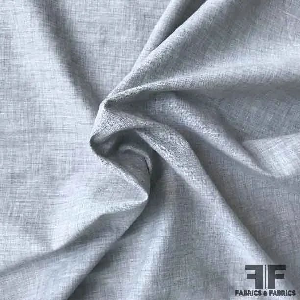 Batiste Cotton Shirting - Grey