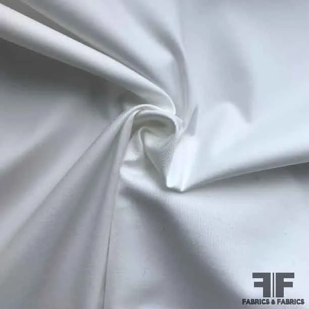 Stretch Cotton Shirting - Off-White