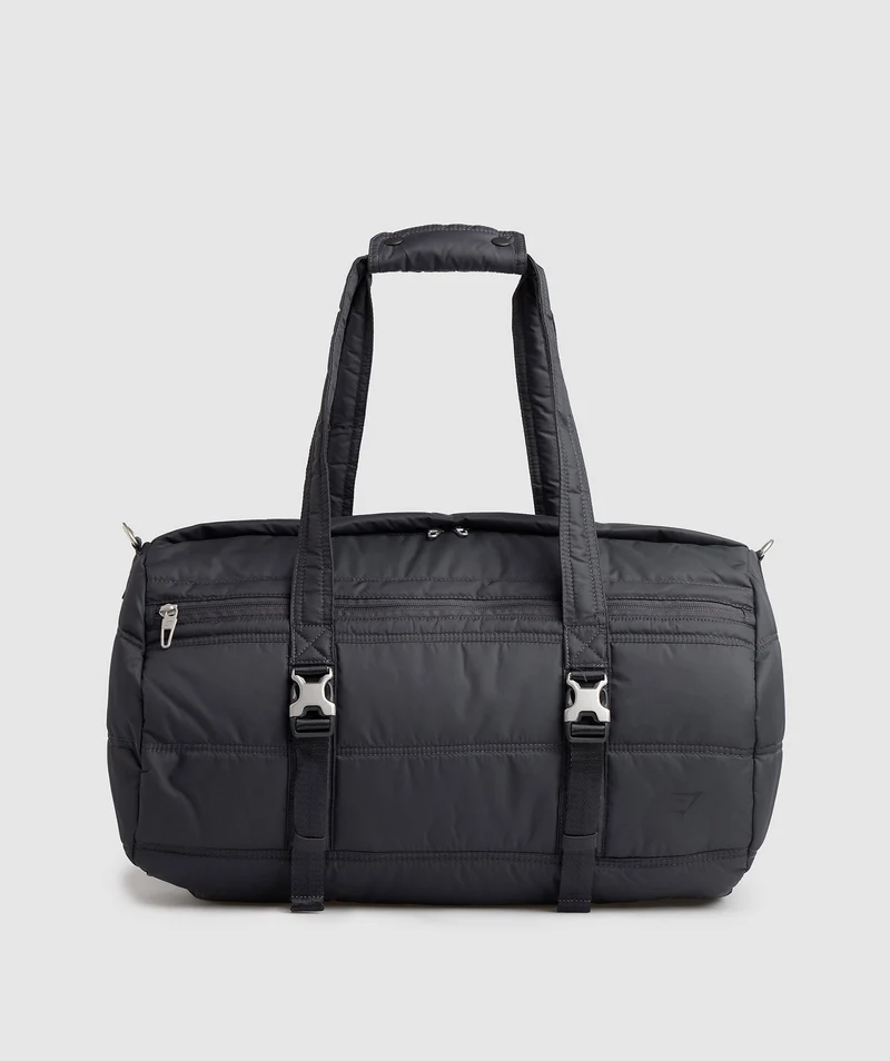 Gymshark Lifestyle Barrel Bag - Onyx Grey