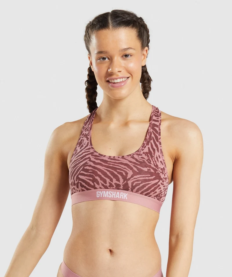 Gymshark Cotton Bralette - Alice Pink