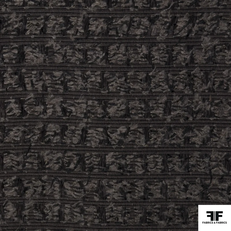 Textured Novelty - Grey/Black