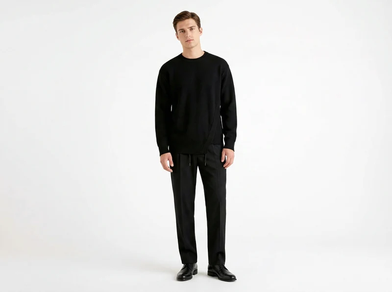 SWEATER ALSW2309 BLACK