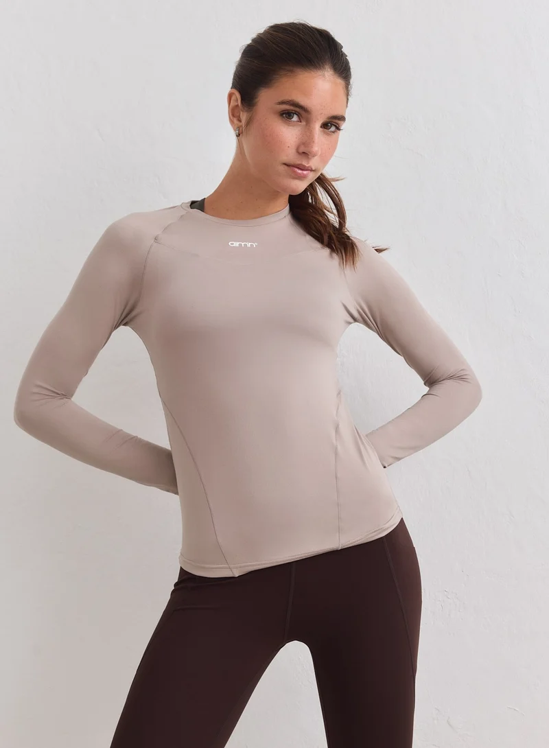 Dark Clay Soft Basic Long Sleeve