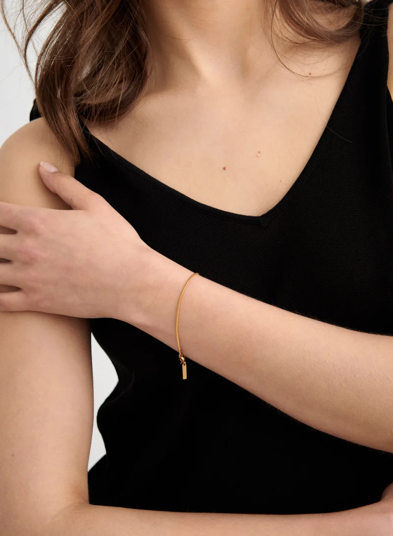 Gold Waterproof Snake Chain Bracelet