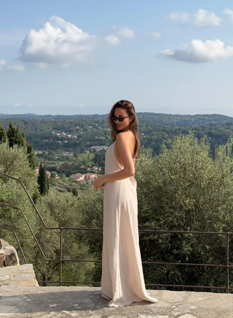 Sand Riviera Maxi Dress