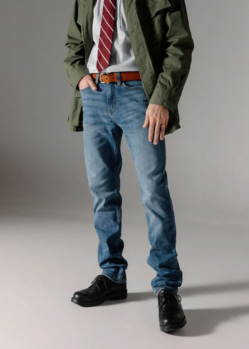 Performance Denim+ Straight - Alpine Indigo