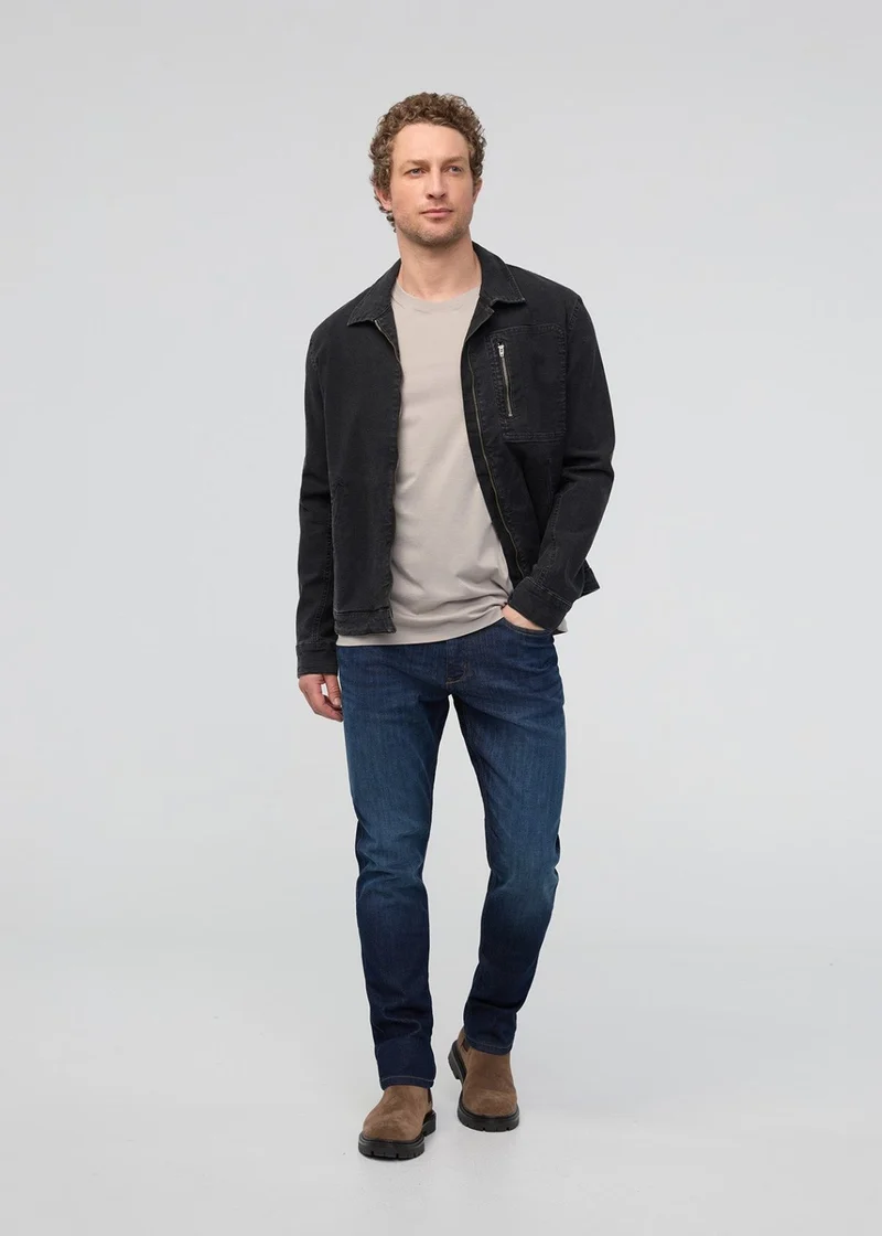 Performance Denim Athletic Taper - Marina Blue