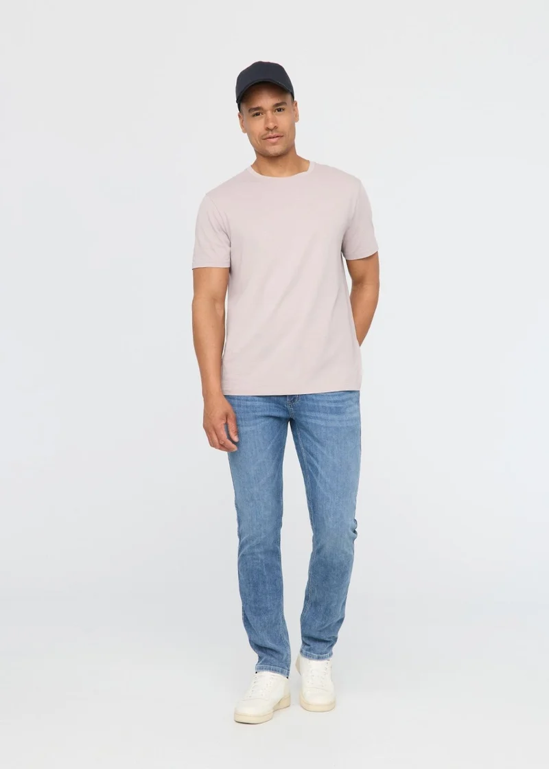 Performance Denim Lite Slim Straight - Slate Indigo