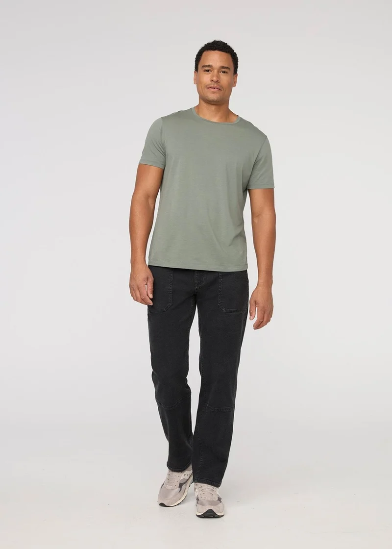 Stretch Canvas Utility Pant - Black
