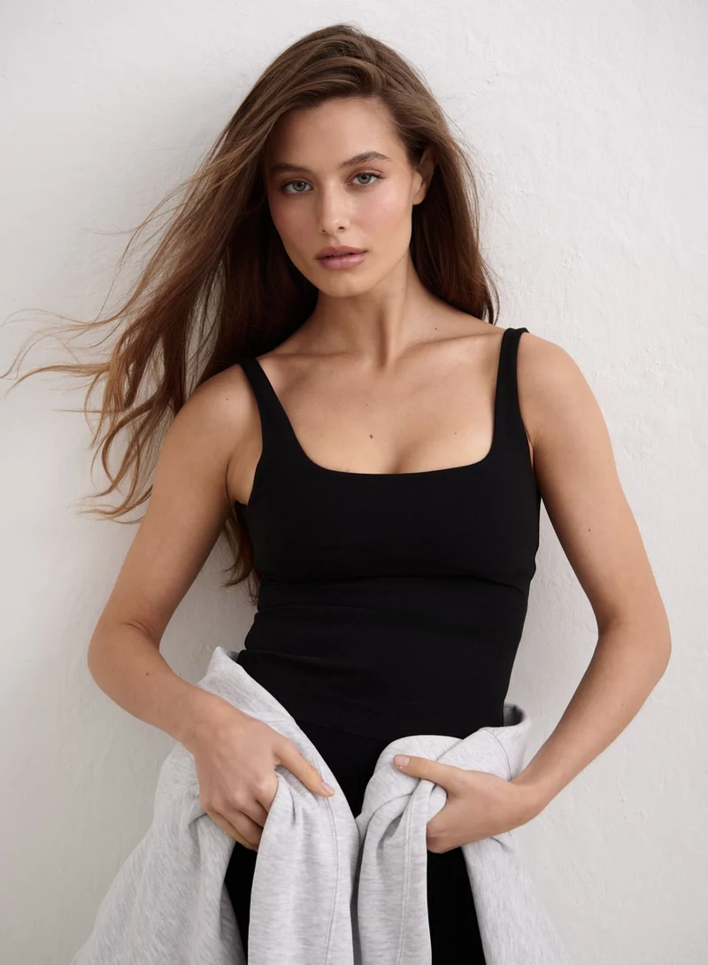 Black Sense Singlet