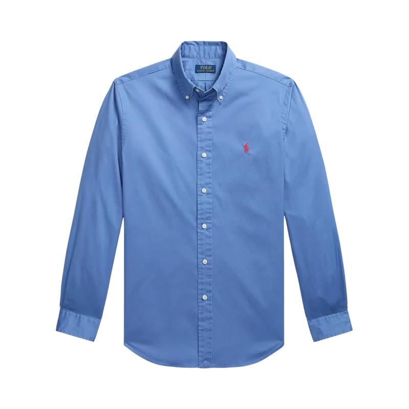 Woven Sport Shirt - Nimes Blue