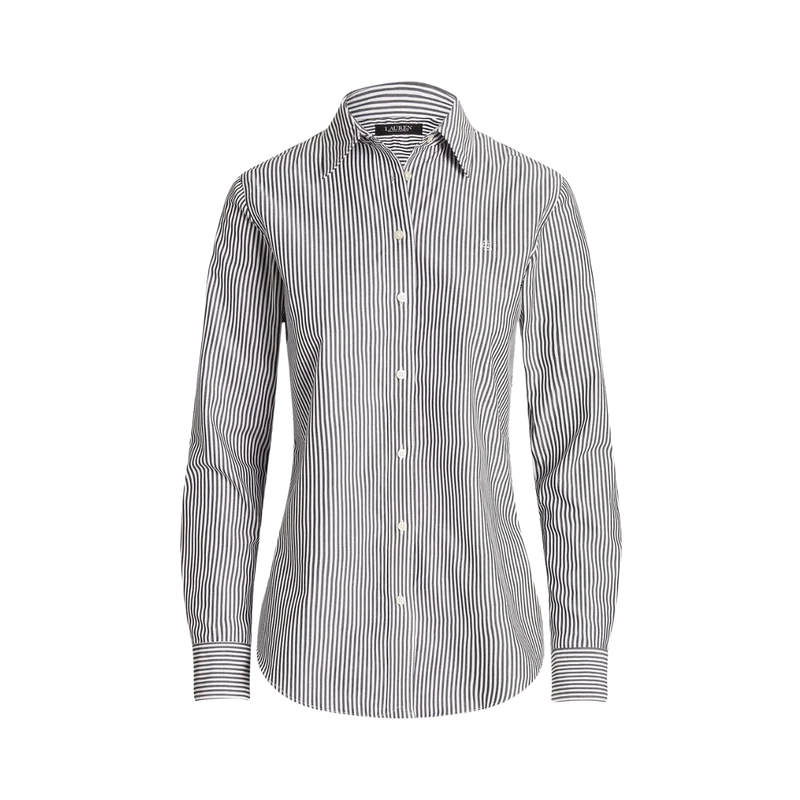 Jamelko Button Front Shirt - Black/White