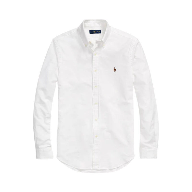 Slim Fit Oxford Shirt - White