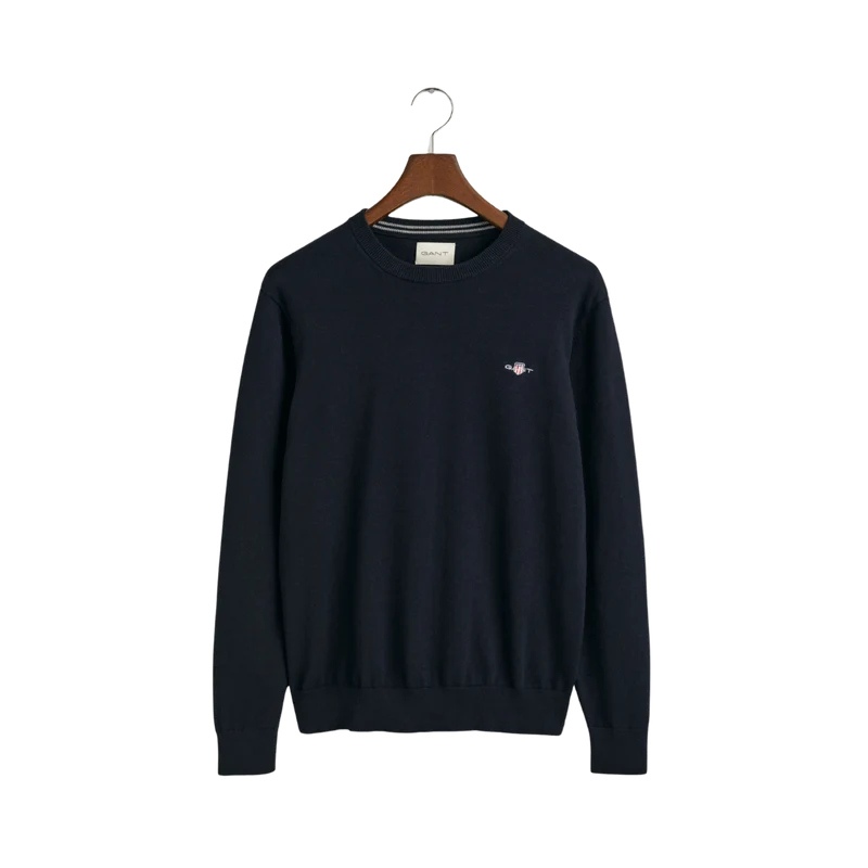 Classic Cotton C-Neck - Evening Blue