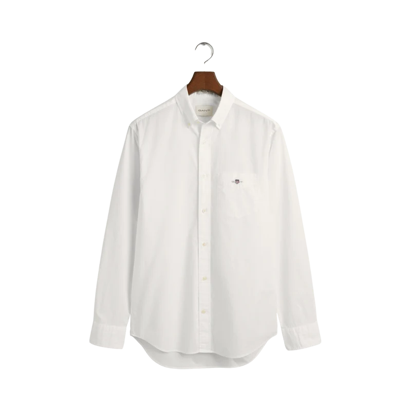 REG POPLIN SHIRT - White