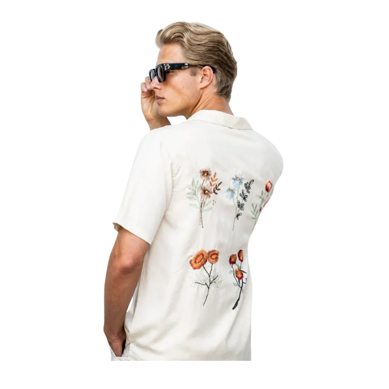 Hector Emb Shirt - Offwhite