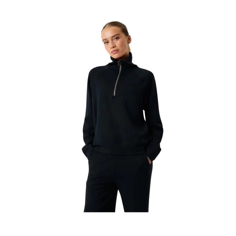 Studio Soft Halfzip Sweatshirt - Black Beauty