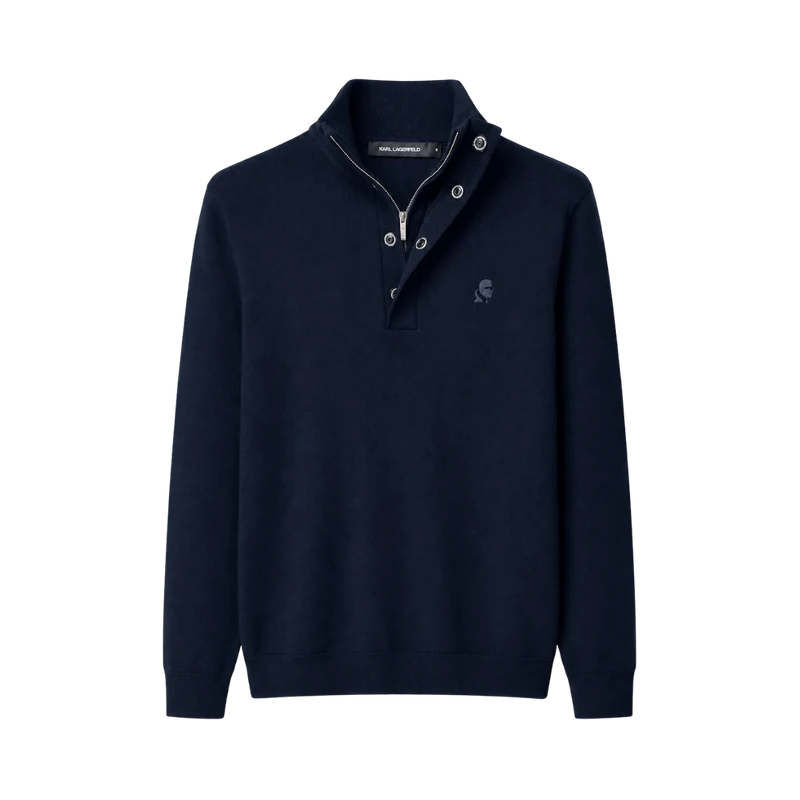 Knit Troyer - Navy