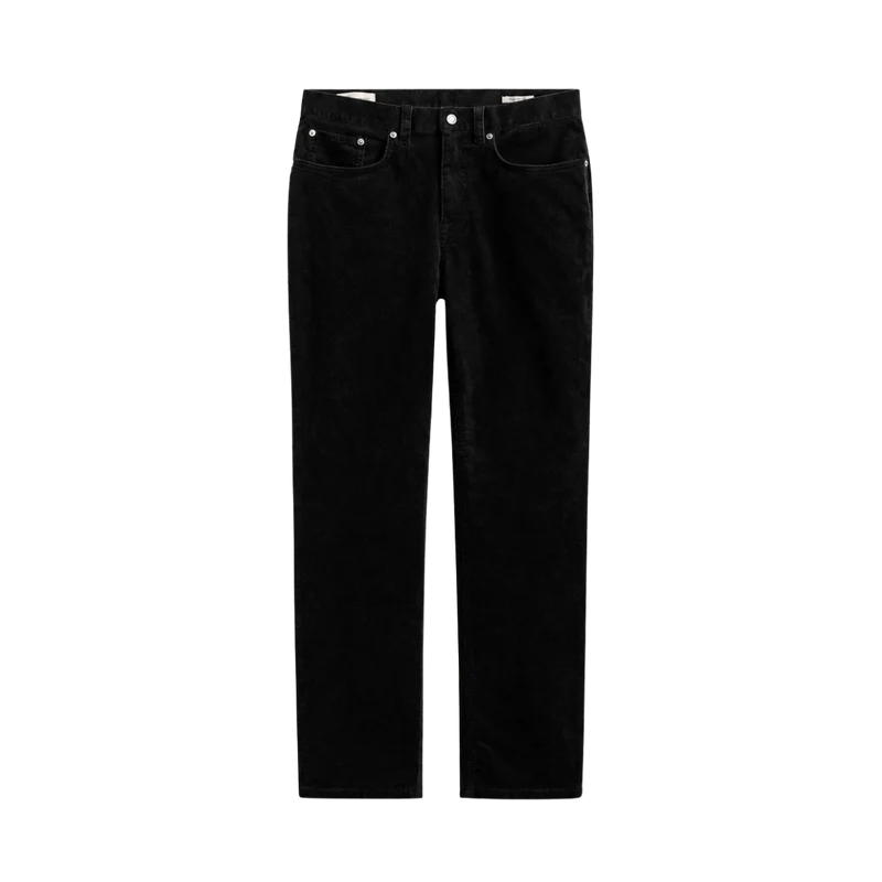 Reg Cord Jeans - Black