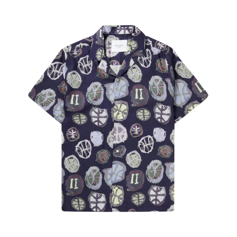 Artist AOP SS Shirt - Navy