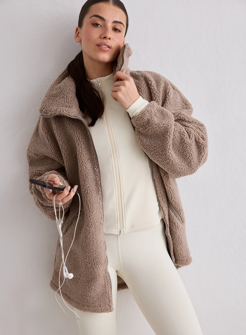 Dark Clay Pile Jacket