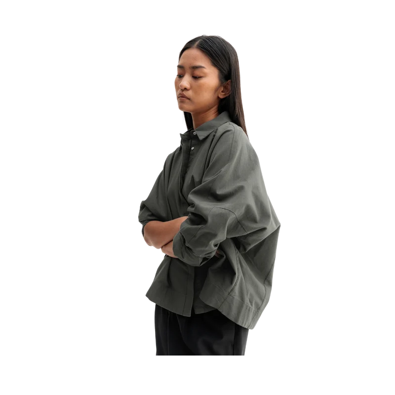 Gigi Oxford Shirt - Wood