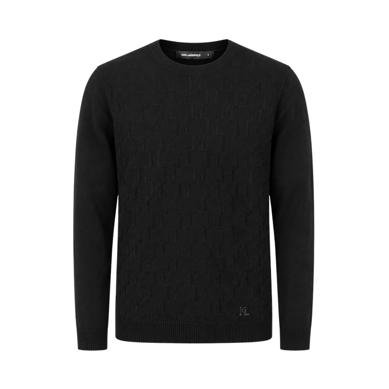 KNIT CREWNECK - Black
