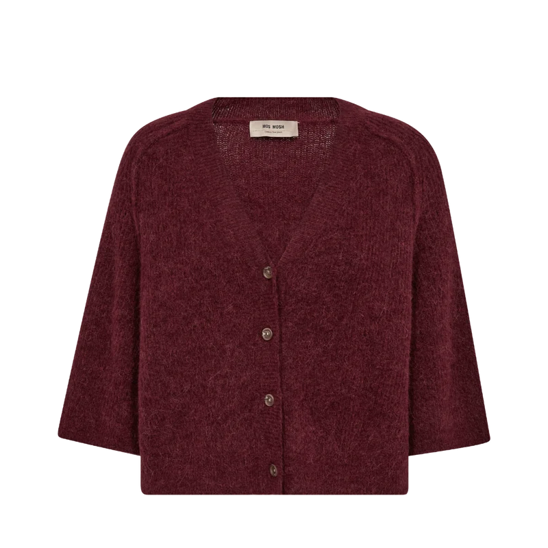 MMThora Lizet Knit Cardigan - Cabernet