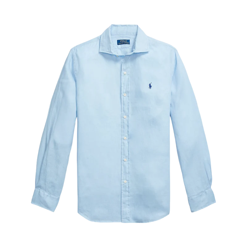 Long Sleeve Sport Shirt - Office Blue