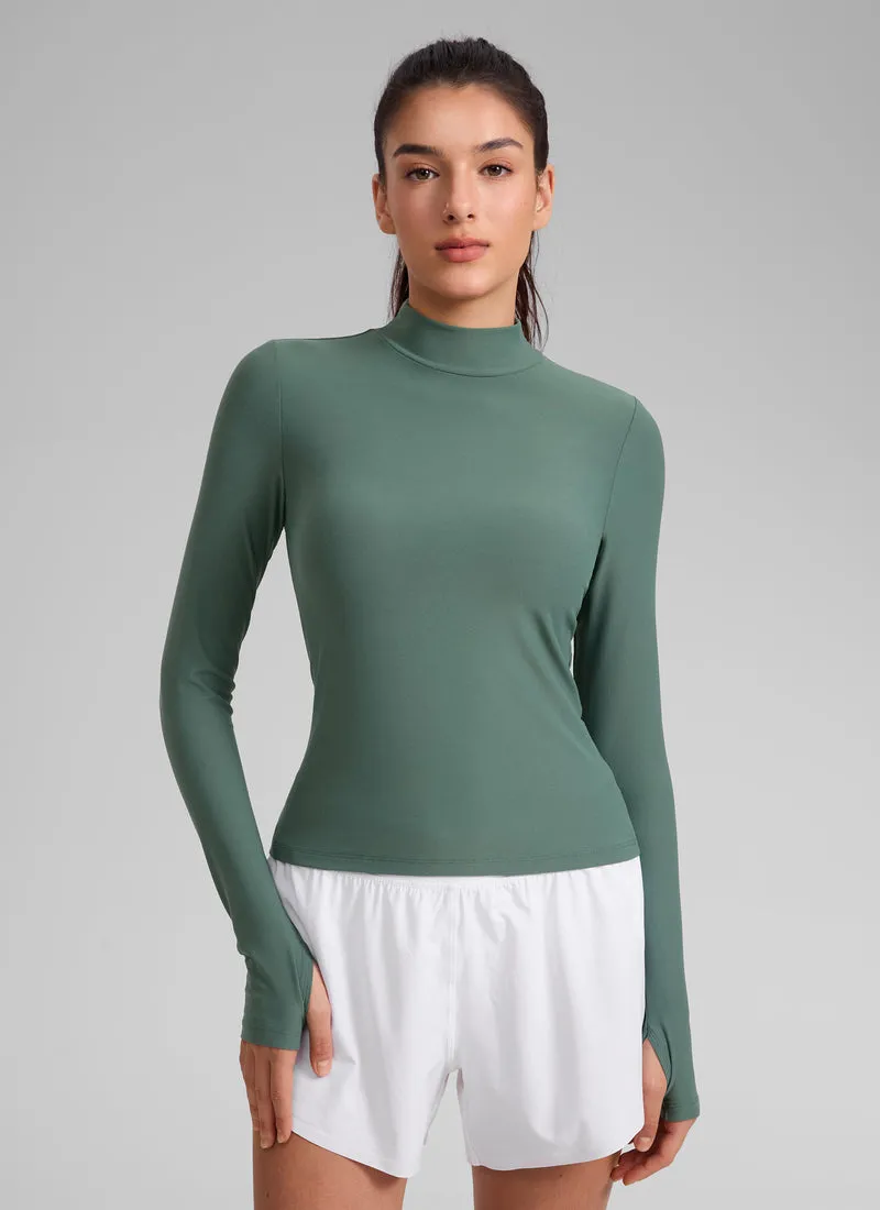 Cloudweight Mock Neck Long Sleeve