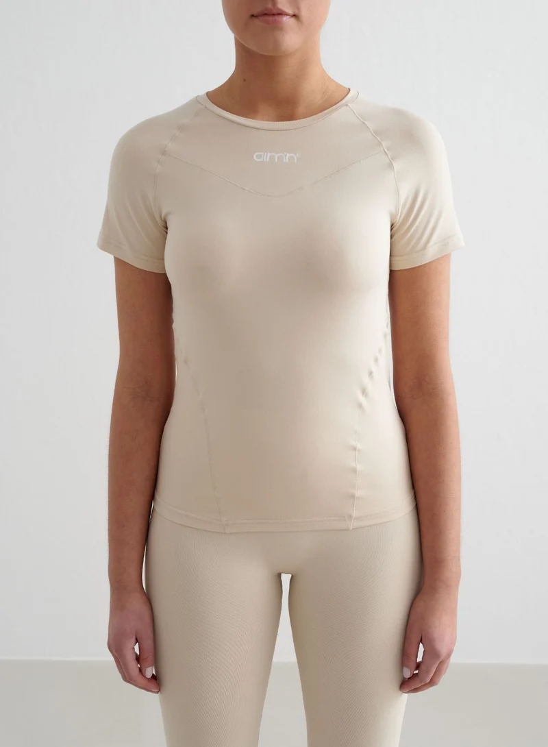 Café Au Lait Soft Basic Short Sleeve