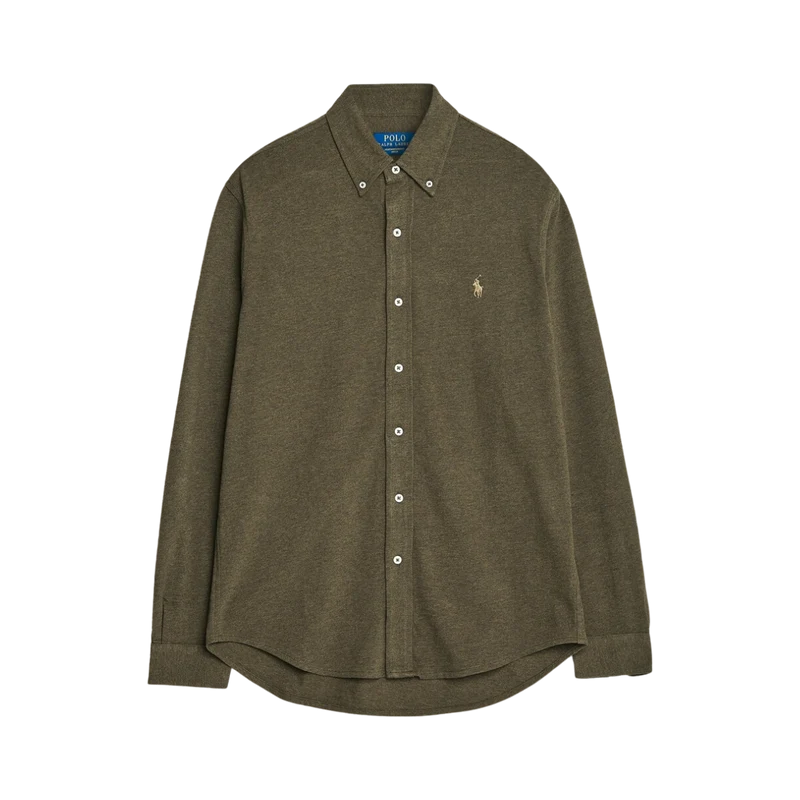 Featherweight Mesh Oxford Shirt - Green