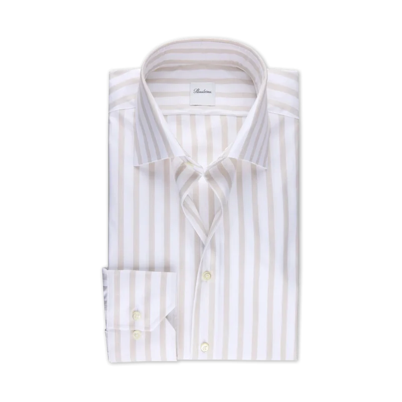 Slimline C77 RM Cuff - Light beige stripe