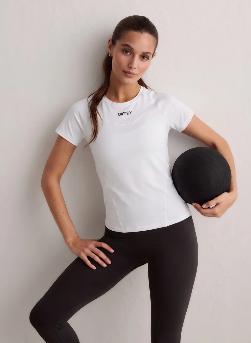 White Soft Basic Short Sleeve