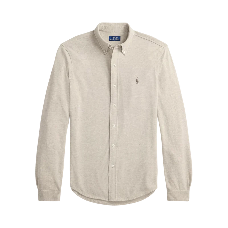 Featherweight Mesh Oxford Shirt - Tuscan Beige