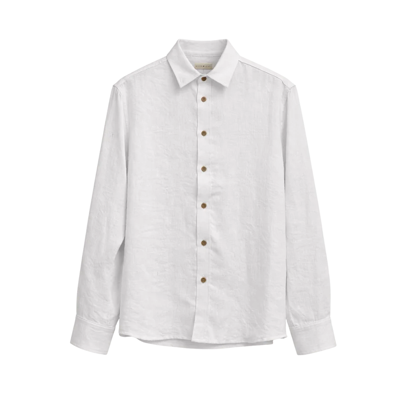 Travis Linen Shirt - Stone