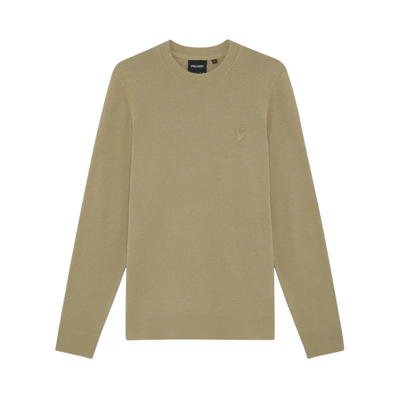 Tonal Superfine Crew Neck - Sage Uniform