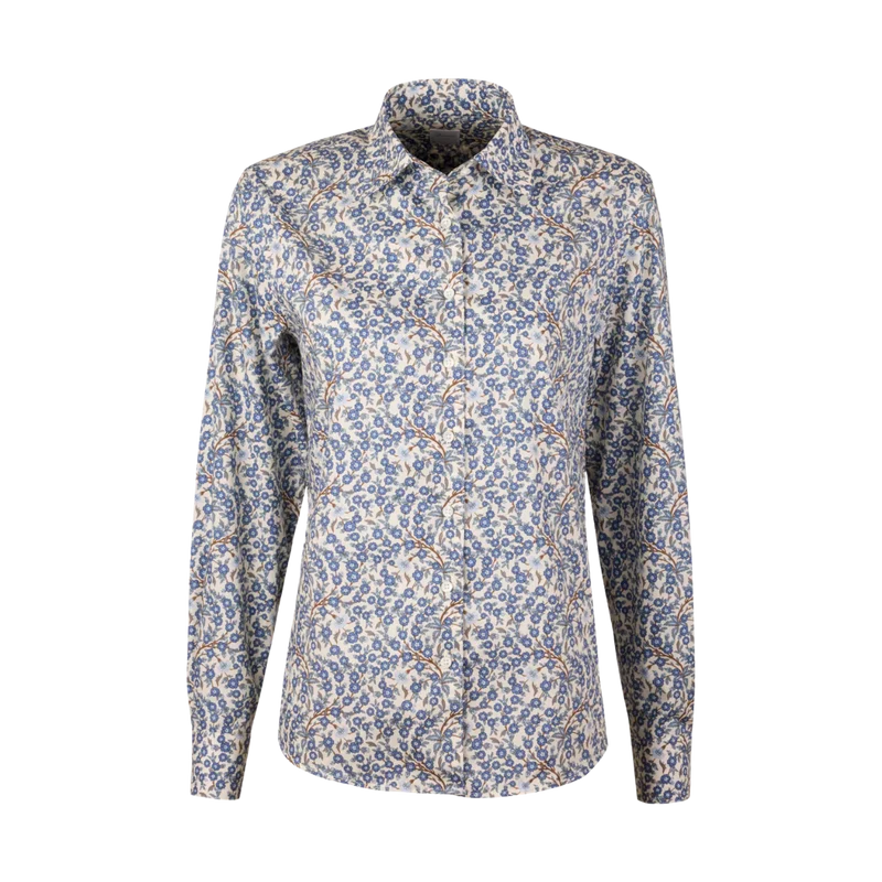Siri Shirt - Blue Pattern