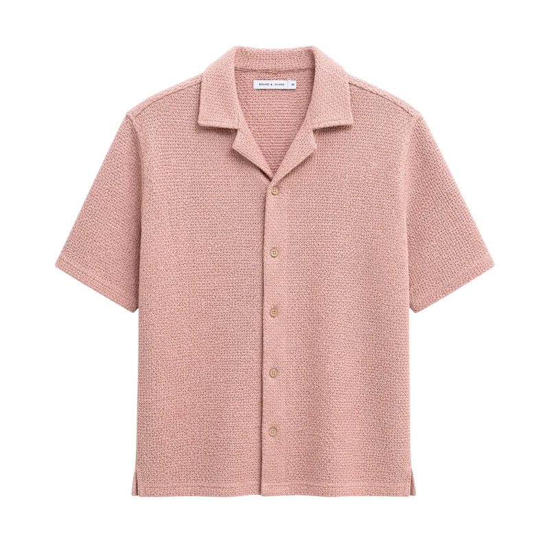 Asher S/S Shirt - Pale Peach