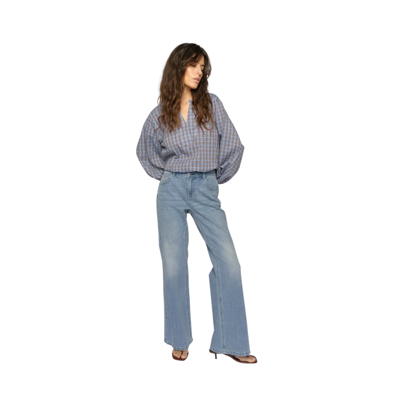 MMMarlena Puddle Jeans - Light Blue