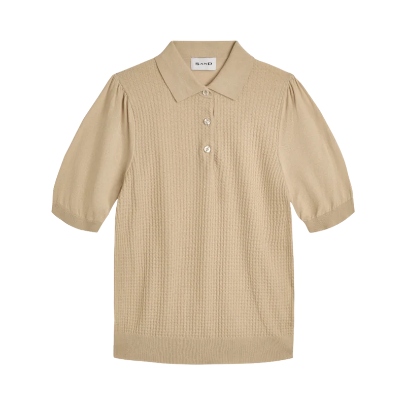 5445 WW Retro Polo Puff - Champagne Beige