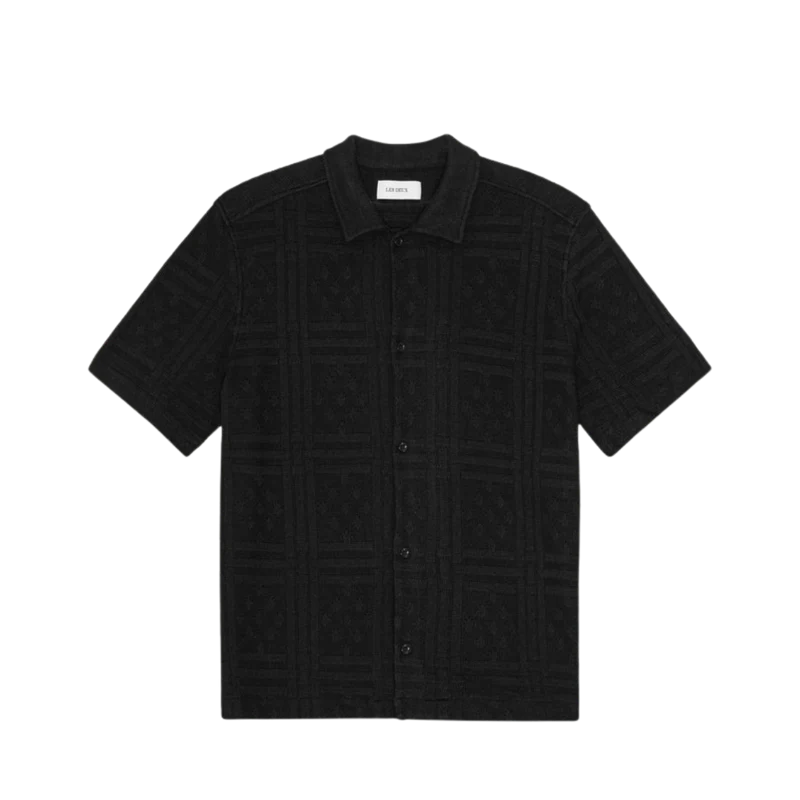 Hector Pointelle SS Shirt - Black