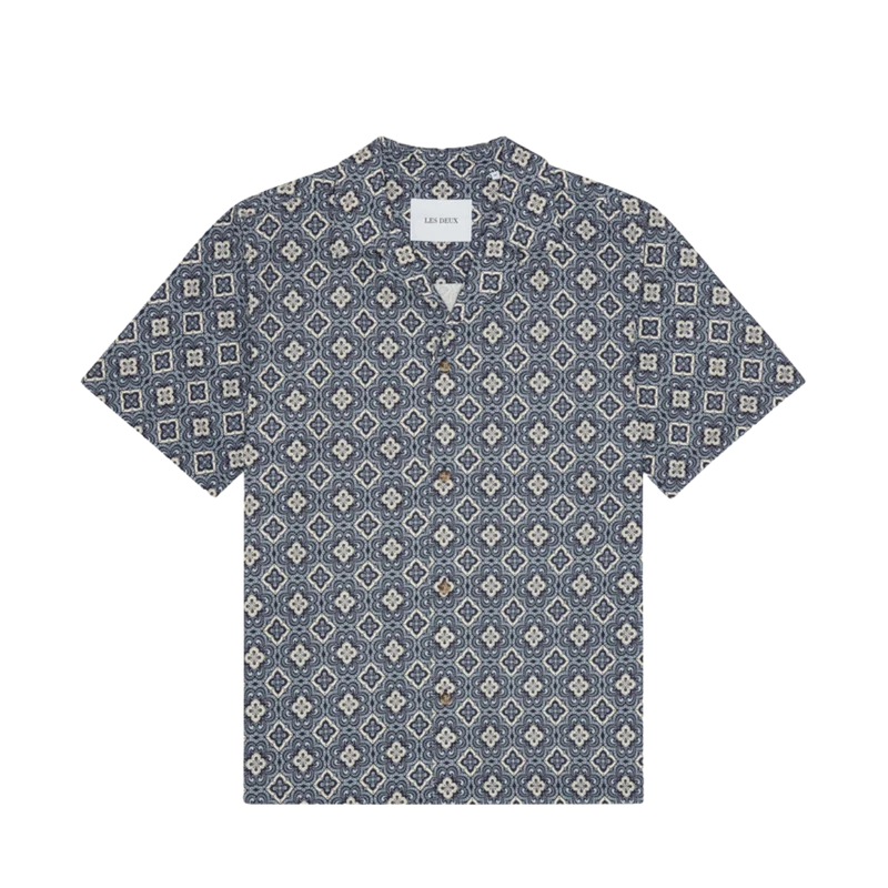 Lukas Arabesque SS Shirt - 435 Blue Fog
